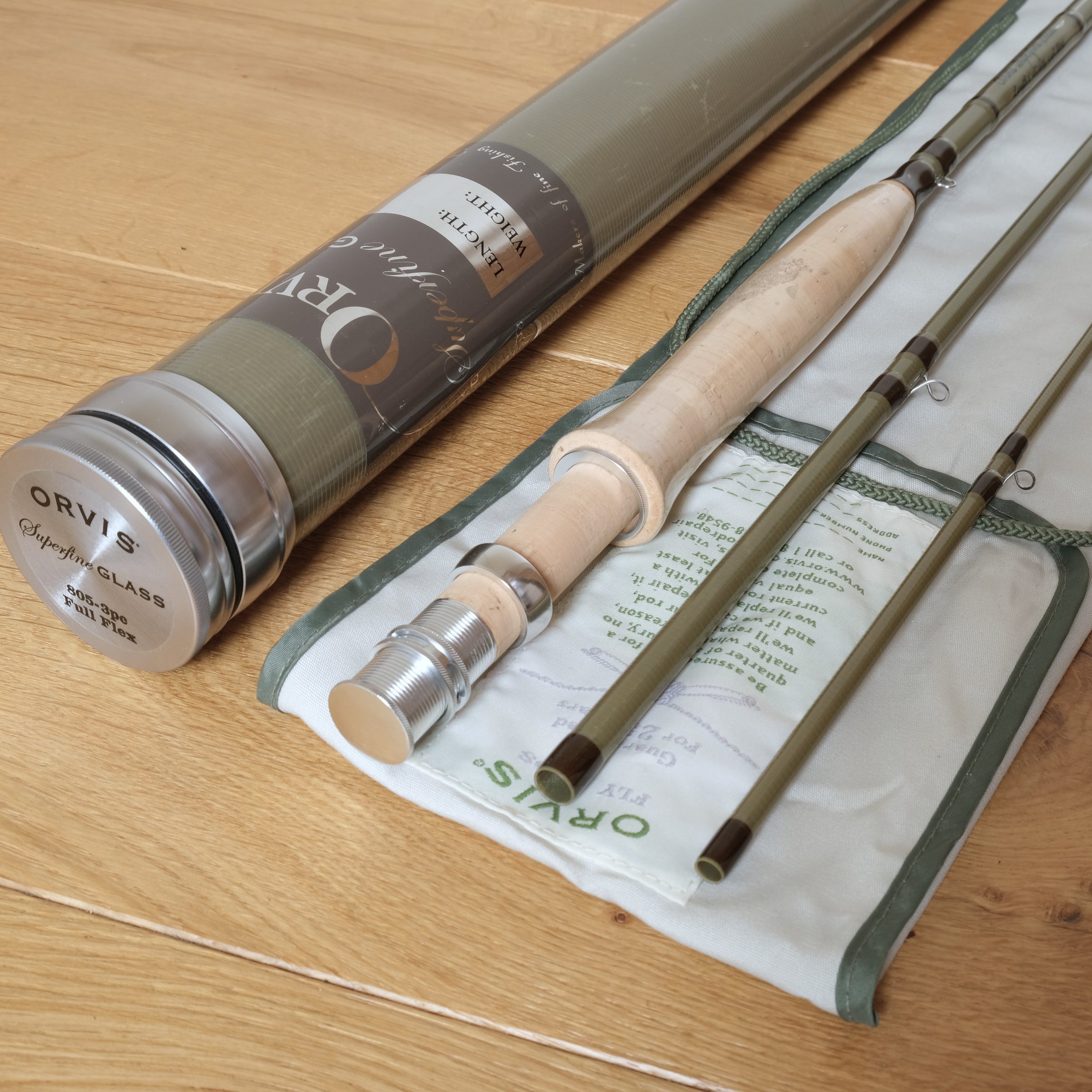 Orvis Superfine Glass Fly Rod 8' 5wt (805) | North Country Fly Fishing