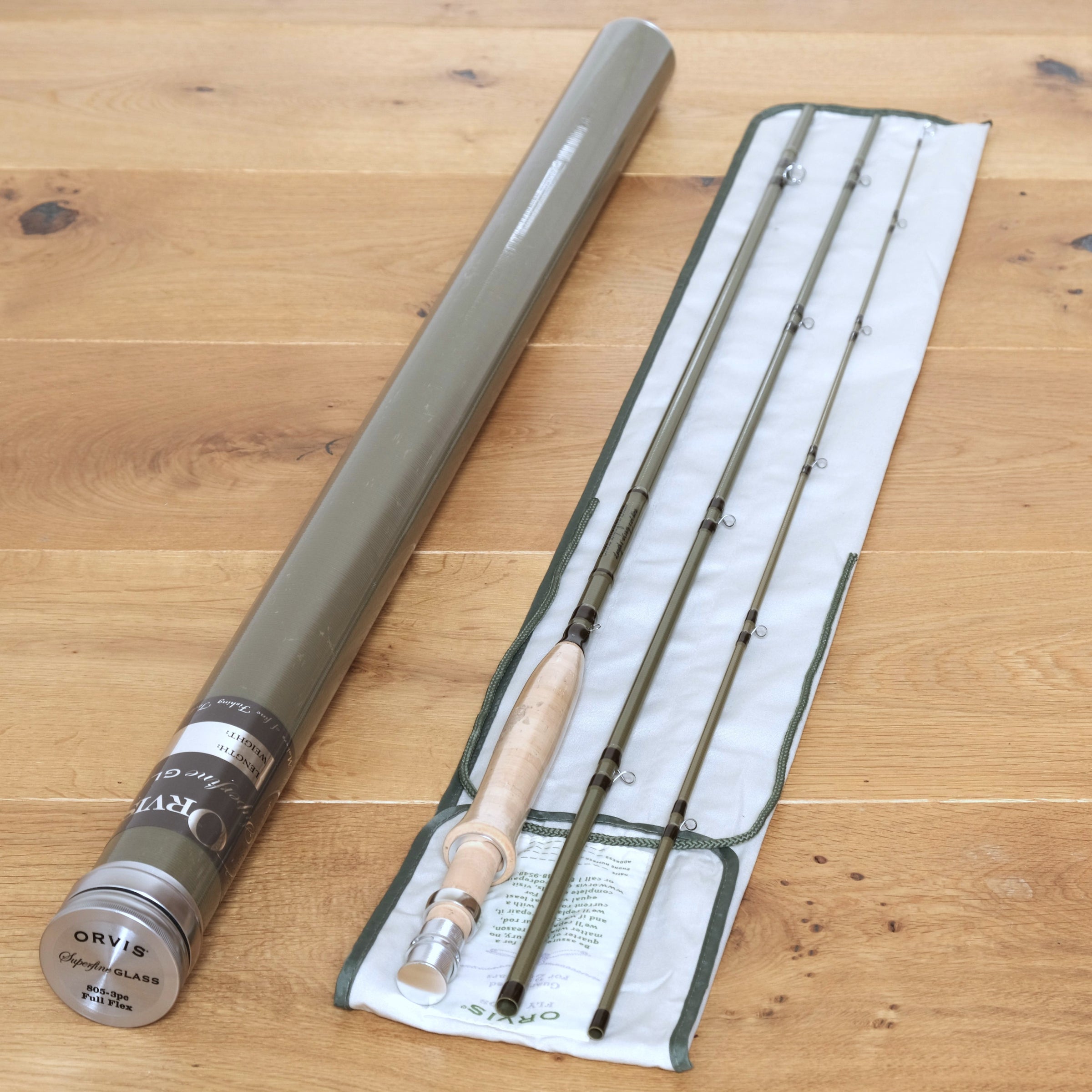 ORVIS オービス2EGB Superfine GLASS Orvis Superfine Glass Fly Rod 8' 5wt (805) | North Country Fly Fishing